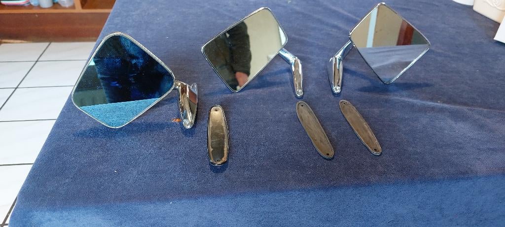 spiegels chrome oldtimer, Auto-onderdelen, Ophalen of Verzenden, Gebruikt, Universele onderdelen