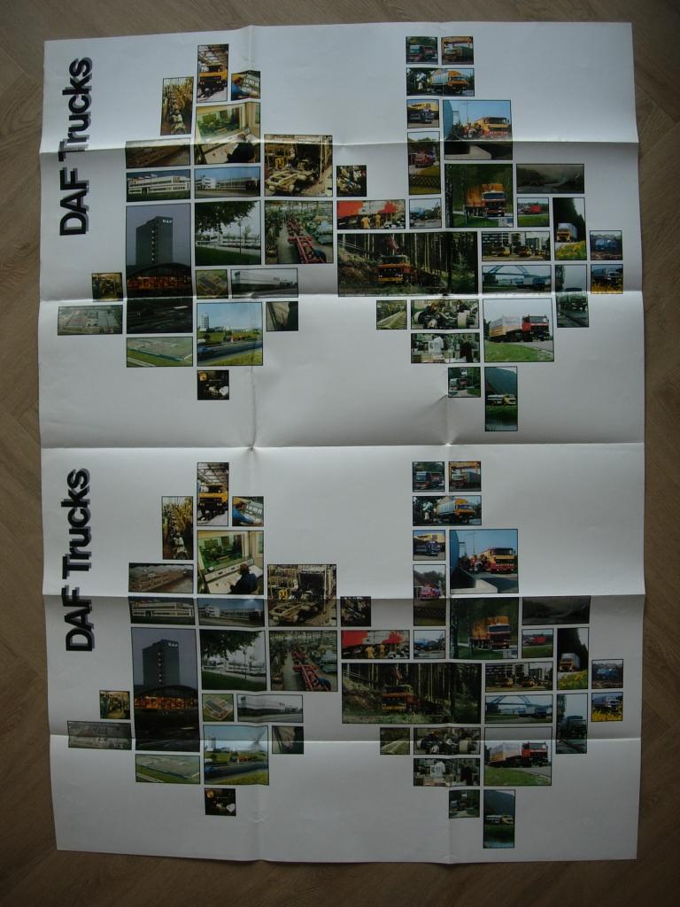 DAF Poster Brochure 1981 2800 2300 2100 1800 1600 1500 1300, Ophalen of Verzenden, Zo goed als nieuw, Overige merken, DAF