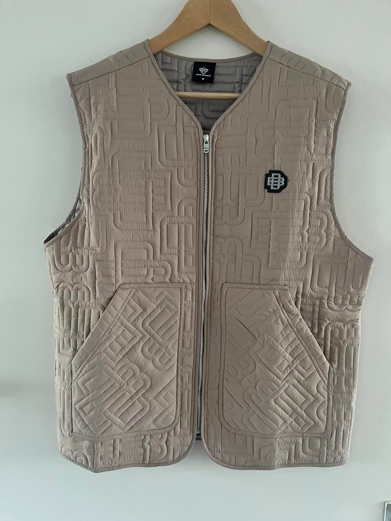 Black Bananas Monogram Quilted vest Brown, Kleding | Heren, Ophalen, Nieuw, Bruin