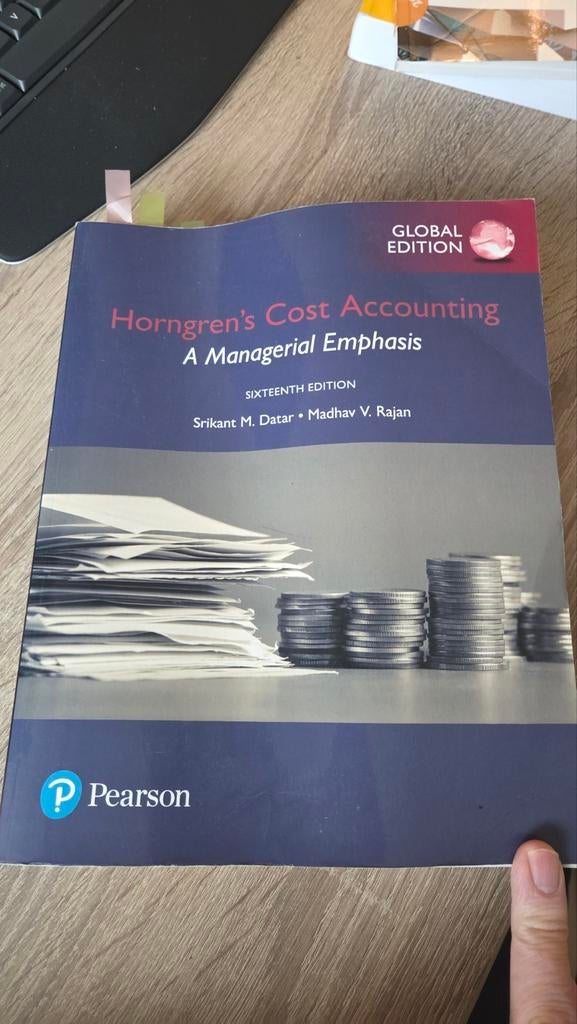 Horngren's Cost Accounting - Managerial Emphasis, Ophalen of Verzenden, Zo goed als nieuw, Vakgebied of Industrie, Srikanth M. Datar, Madhav V. Rajan