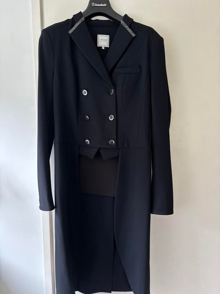 Nieuw Samshield slipjas, Kleding | Dames, Jasjes, Kostuums en Pakken, Nieuw, Jasje, Maat 38/40 (M), Zwart, Ophalen of Verzenden