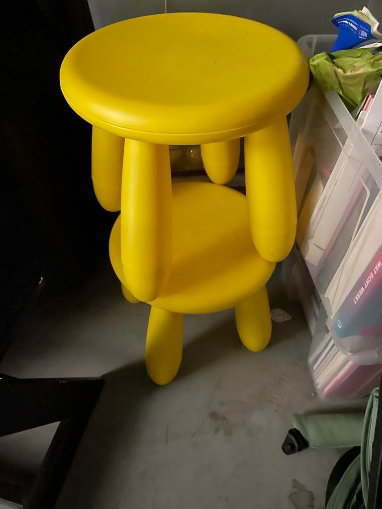 Twee nieuwe IKEA krukjes, Kunststof, Twee, Overige kleuren, Nieuw