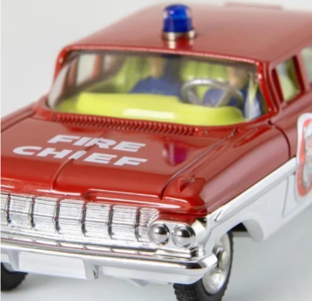 Chevrolet Fire Chief brandweer schaal 1/50 CORGI NEW ref 482, Hobby en Vrije tijd, Modelauto's | 1:43, Verzenden, Nieuw, Auto