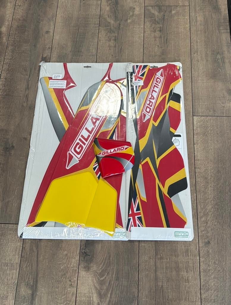 Gillard stickerset/voorschild, Sport en Fitness, Karting, Ophalen of Verzenden, Nieuw, Onderdelen Kart