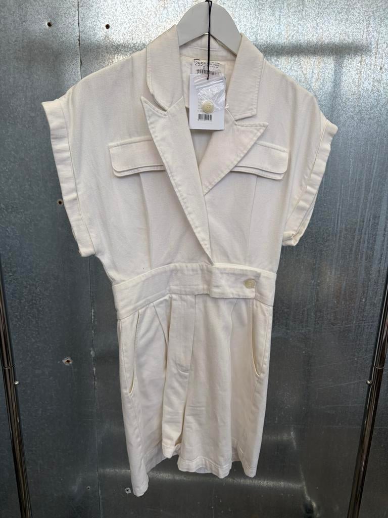 Jumpsuit playsuit 34 chptrs chptr-s denim white, Ophalen of Verzenden, Zo goed als nieuw, Maat 34 (XS) of kleiner, Wit