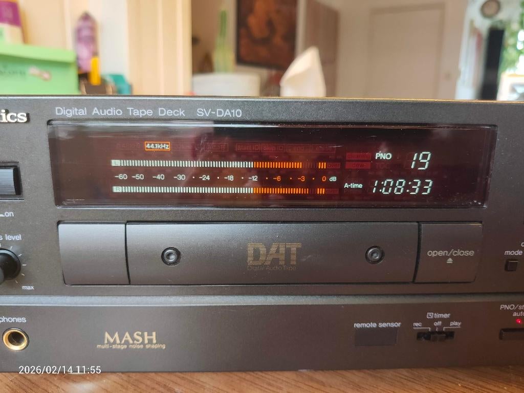 Technics SV-DA10 DAT + afstandsbediening, Ophalen of Verzenden, Enkel, Overige merken, Tiptoetsen
