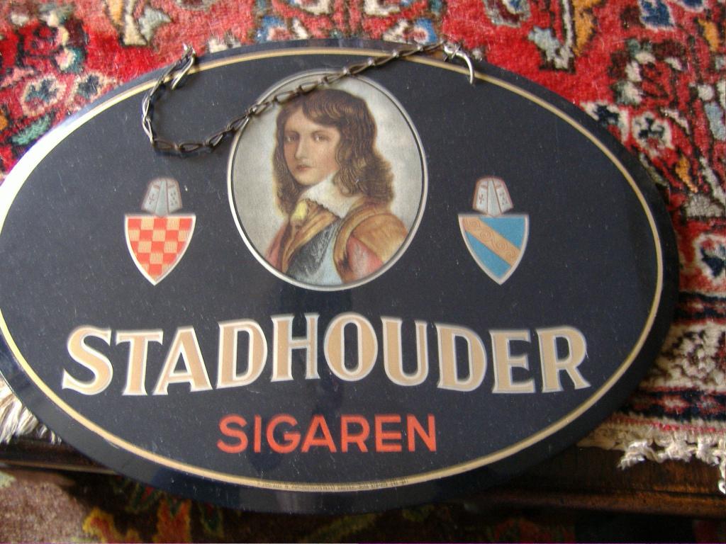sigaren bord, Ophalen of Verzenden, Gebruikt, Reclamebord
