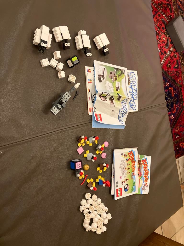 Lego Spellen: Shake a Sheep 3845 & Kokoriko 3863, Ophalen of Verzenden, Gebruikt