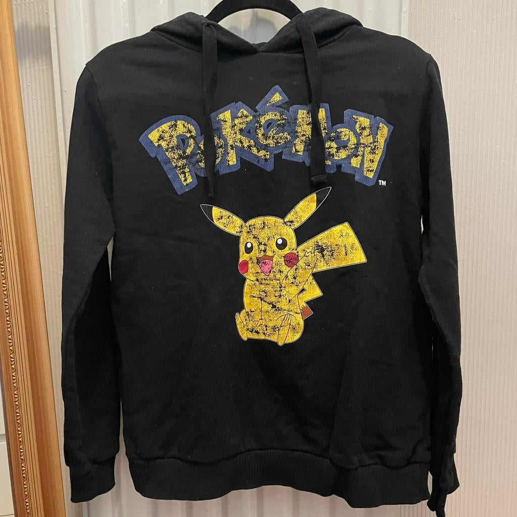 Primark Pokemon hoodie unisex maat 40, Verzenden, Zo goed als nieuw, Zwart