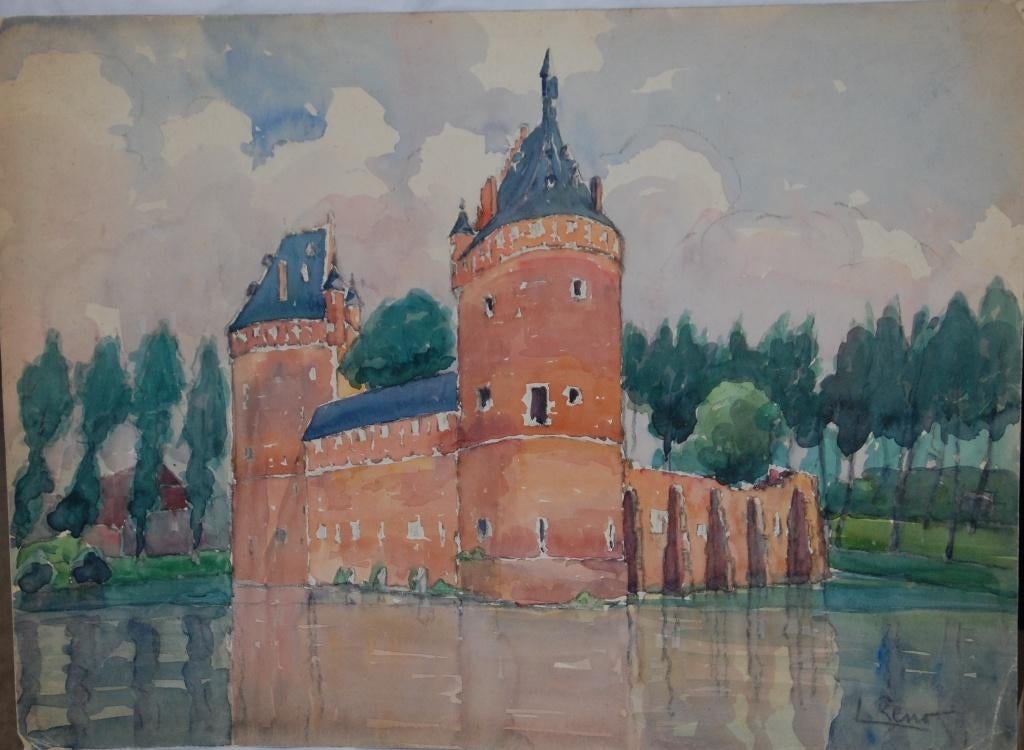 Een schilderij op papier  Jörg remé (danzig, 1941), Verzenden