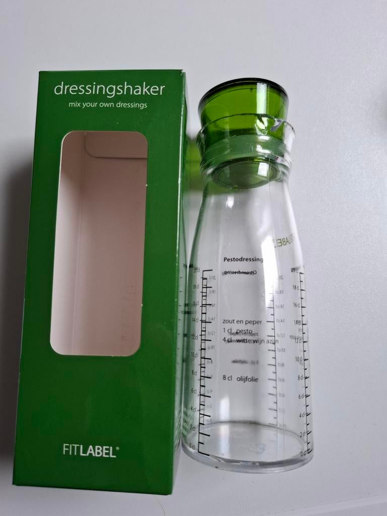 Fitlabel Dressing Shaker, Ophalen of Verzenden, Nieuw