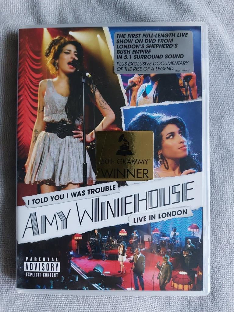 Amy Winehouse - Live in London DVD, Vanaf 12 jaar, Ophalen of Verzenden, Zo goed als nieuw, Muziek en Concerten