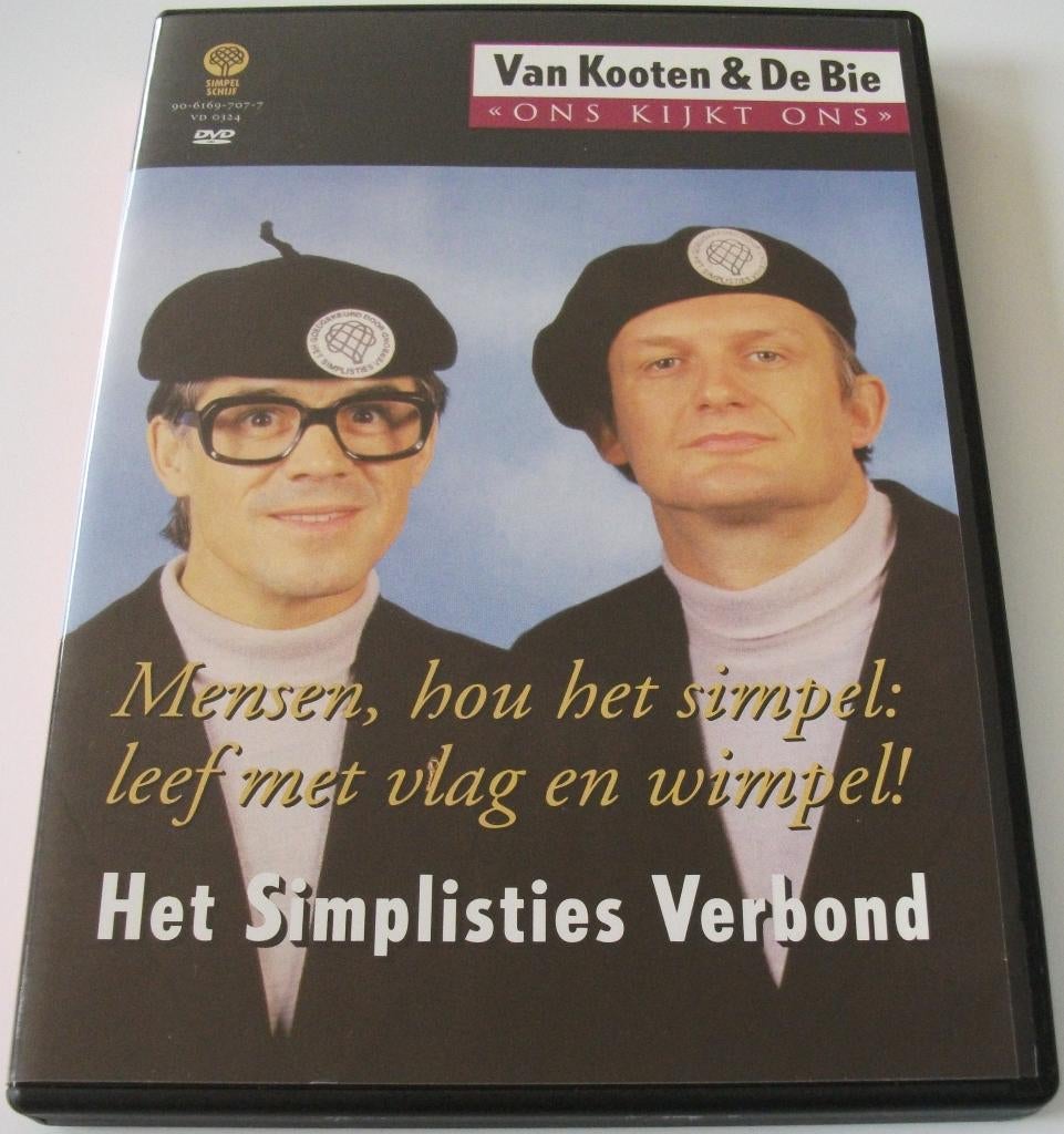 Dvd *** VAN KOOTEN & DE BIE *** Het Simplisties Verbond, Alle leeftijden, Ophalen of Verzenden, Zo goed als nieuw, Tv-programma of Sketches