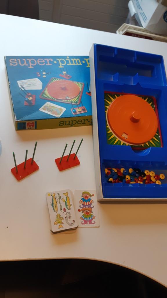 Super pim pam pet, Drie of vier spelers, Ophalen of Verzenden, Gebruikt, Jumbo