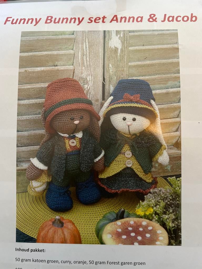 Funny Bunny Haakpakket Anna & Jacob - Nieuw!, Funnyshaken.nl, Nijkerk, Nieuw, Ophalen of Verzenden