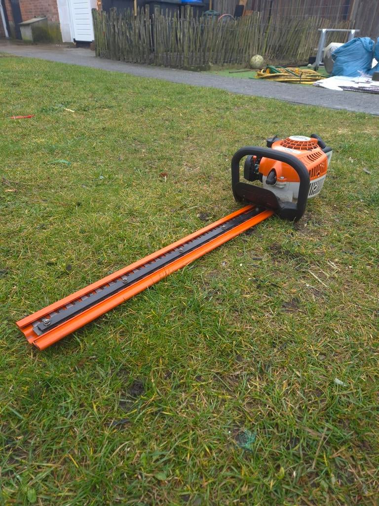Stihl hs45 heggenschaar, Tuin en Terras, Heggenscharen, Ophalen of Verzenden, Gebruikt, Benzine, Stihl