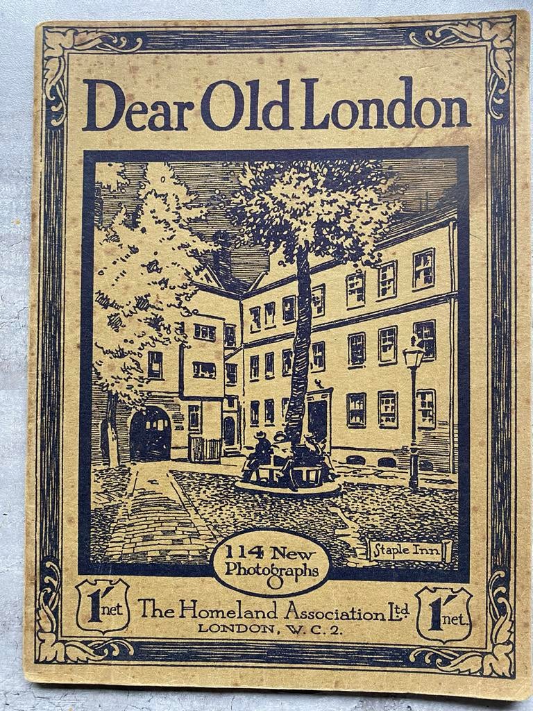 Dear Old London 1925- Vintage Foto boek 114 foto’s, Ophalen of Verzenden