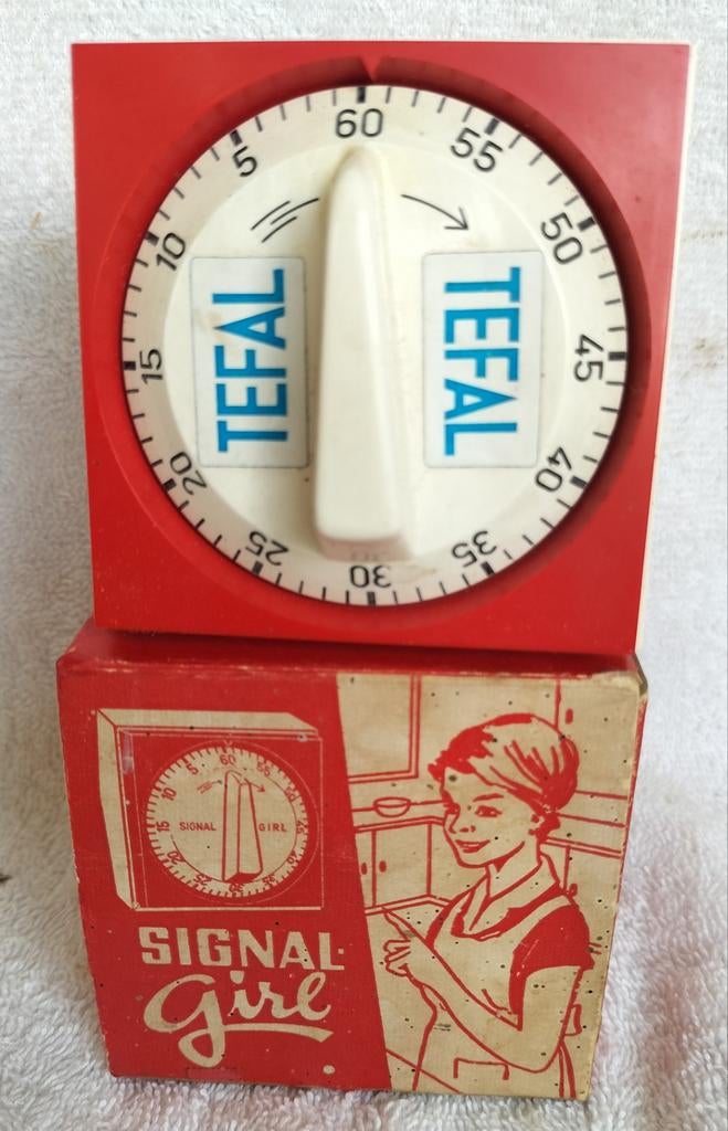 Leuk , oud Tefal kookwekkertje in originele verpakking, Ophalen of Verzenden