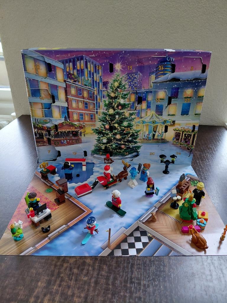 Lego advent kalender, Ophalen of Verzenden, Gebruikt, Complete set, Lego