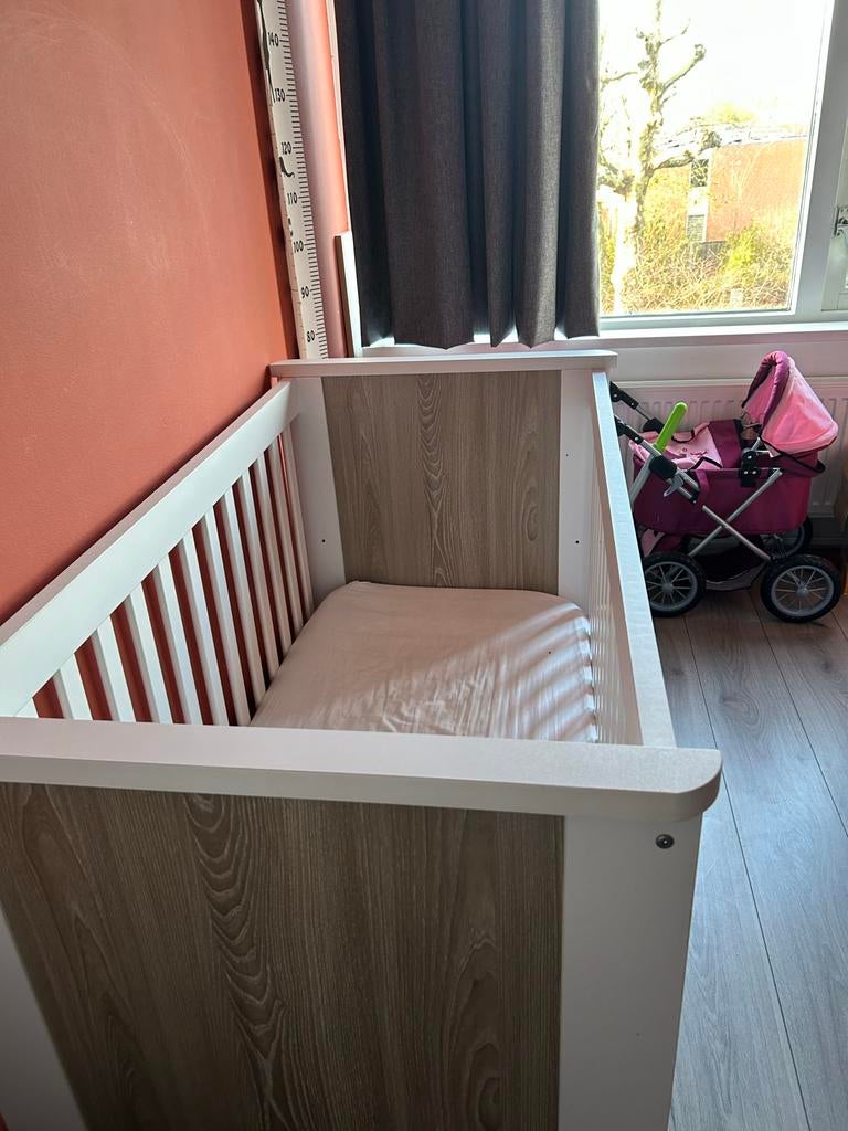 Ledikant 60x120 cm - Exclusief Matras, Kinderen en Baby's, Babywiegjes en Ledikanten, Ophalen, Gebruikt, Ledikant