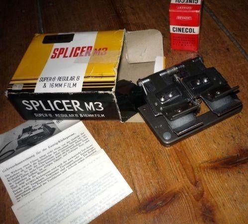 16mm film Maxim LPL Splicer M3 Plakpers ook voor S8 en N8, Ophalen of Verzenden, 16mm film