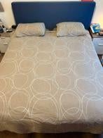 Beige bruin Dekbedovertrek 180x220/240, Ophalen, Gebruikt, Bruin, Dekbedovertrek