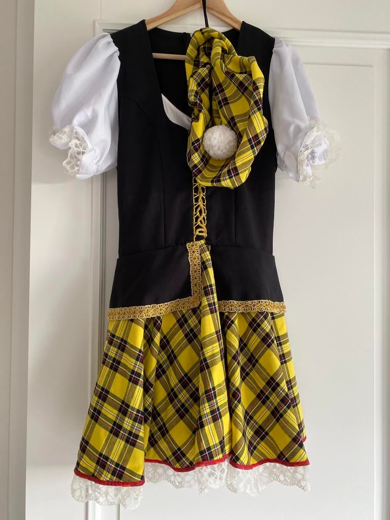 Jurk carnaval Schotse ruit, Ophalen of Verzenden, Zo goed als nieuw, Maat 38/40 (M), Carnaval