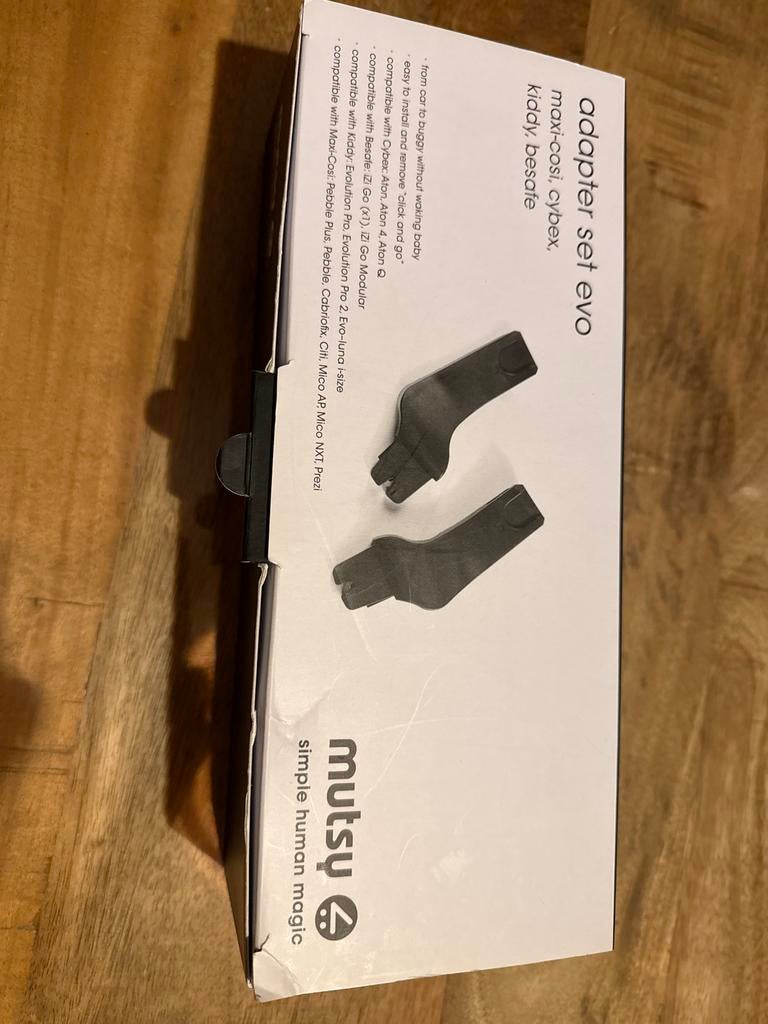 Mutsy Evo Adapter Set - Zo goed als nieuw!, Ophalen, Zo goed als nieuw, Kinderwagen, Mutsy