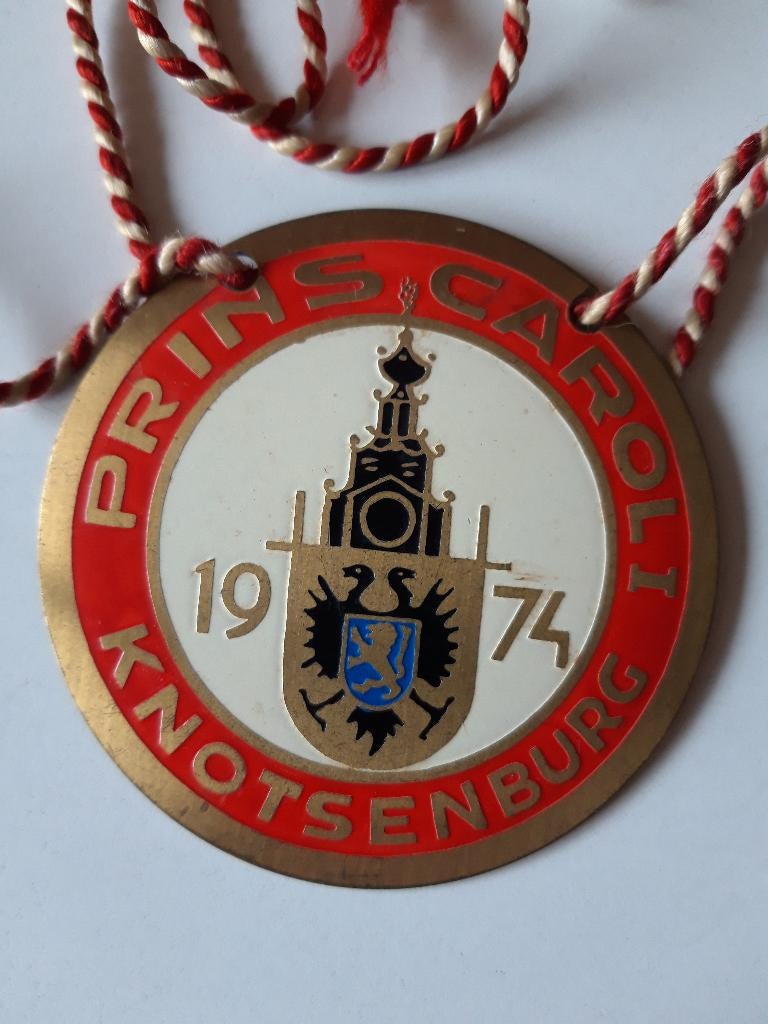 Carnaval Nijmegen Knotsenburg onderscheiding Prins Carol 1, Verzenden, Gebruikt