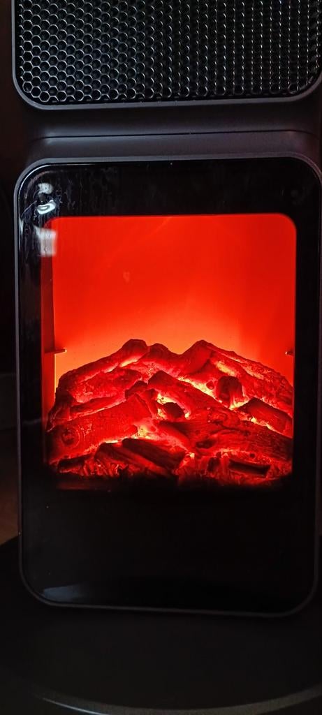 QLT keramische kachel met sfeerhaard electrisch verwarming, Ophalen, 30 tot 80 cm, Kachel, Minder dan 60 cm