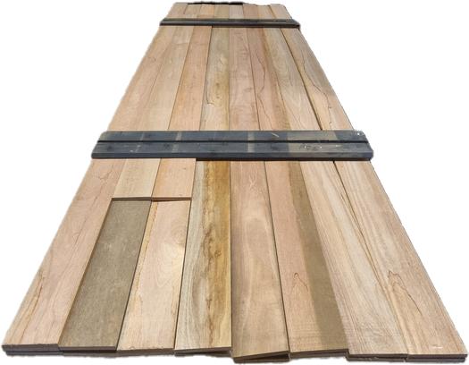 70 meter hardhouten planken geschaafd 12x120 mm - nr: hp113