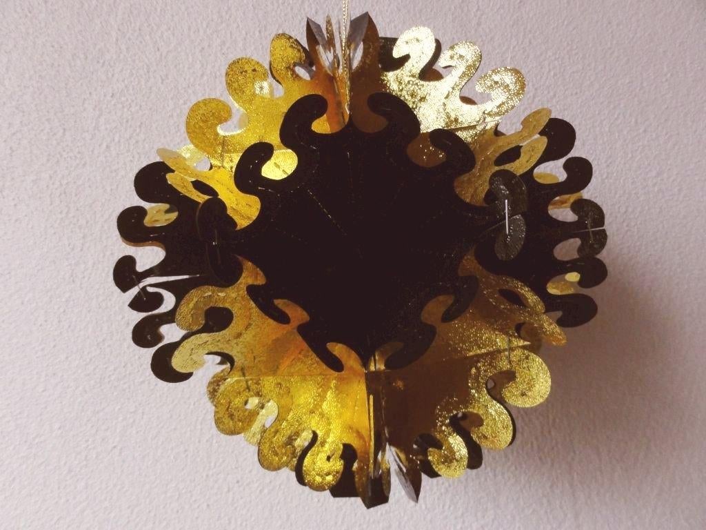 Versiering, ouderwetse folie versiering, Ophalen of Verzenden, Zo goed als nieuw, Versiering, Verjaardag