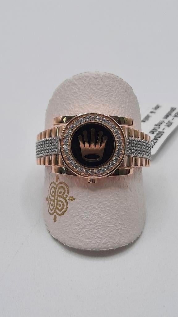 gouden Rolex ring 14kt, Heer, Www.bredajuwelier.nl, Nieuw, Ophalen of Verzenden