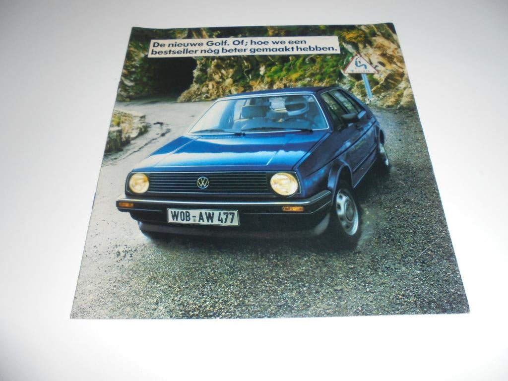 introductiebrochure nieuwe Volkswagen Golf  1983, Ophalen of Verzenden, Zo goed als nieuw, Volkswagen