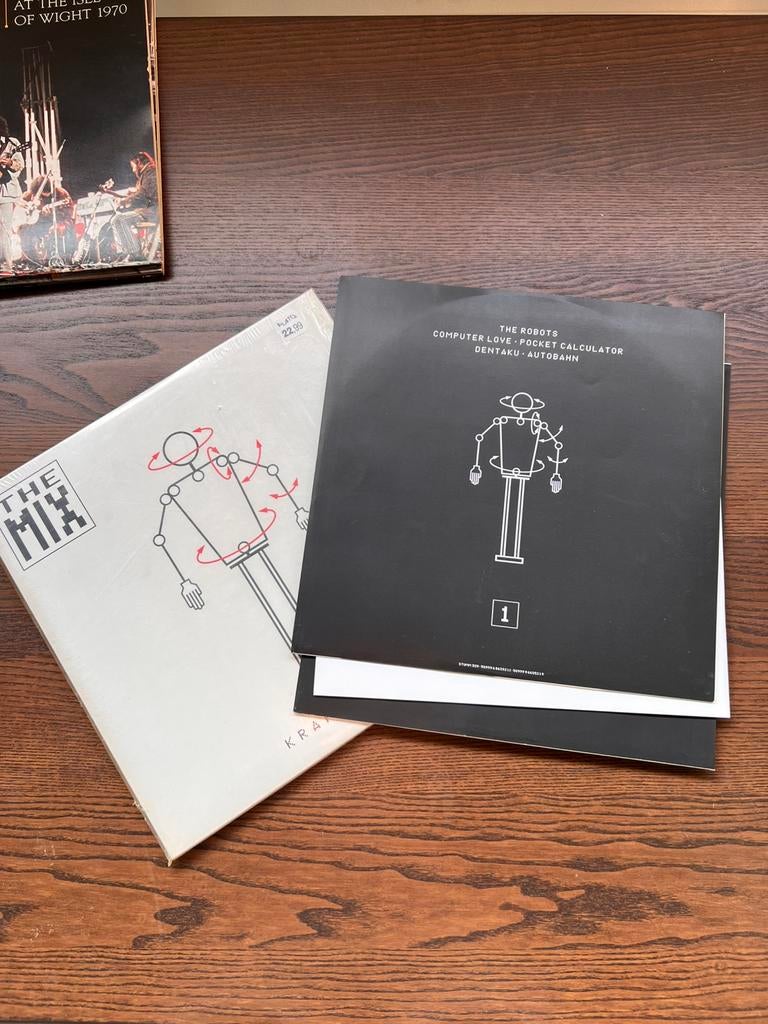 Kraftwerk – The Mix | Originele LP Boxset + Prints, Ophalen of Verzenden, 1980 tot 2000, Zo goed als nieuw, 12 inch