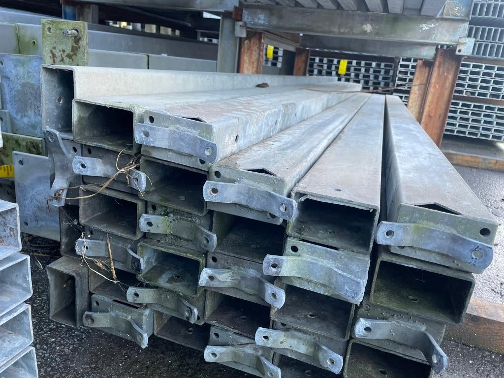 Kokerprofielen 100x50x3mm | Lengte: 3000 mm, Ophalen, Gebruikt, IJzer