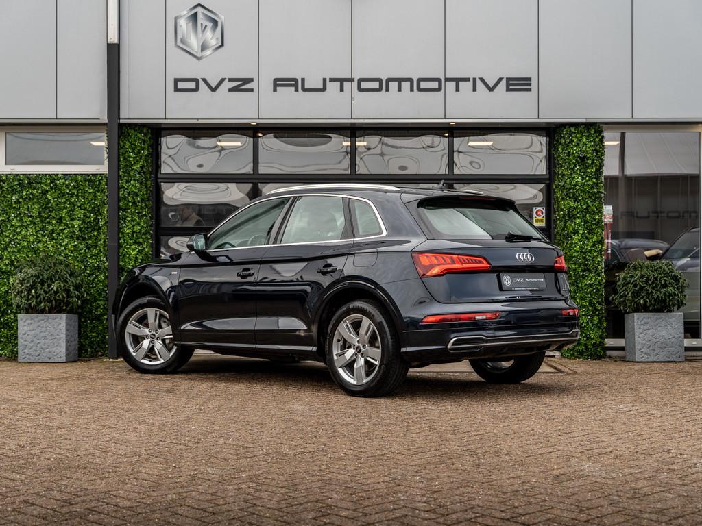 Audi Q5 50 TFSI e quattro Pro Line | Trekhaak | Memory | Cam, Automaat, Zwart, 4 cilinders, Blauw