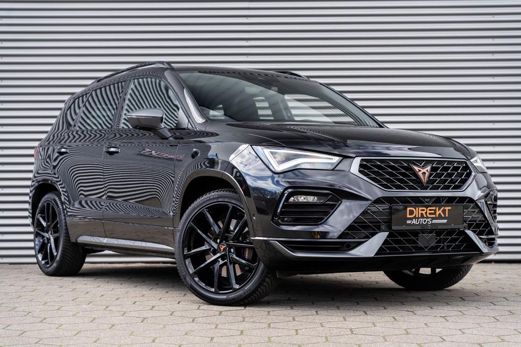 Cupra Ateca 2.0 TSI 4DRIVE PANO BEATS VIRTUAL TREKHAAK, Automaat, Gebruikt, Zwart, 4 cilinders