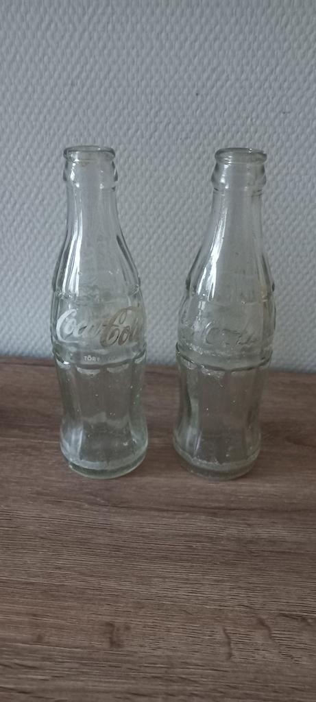 4 Oude Coca Cola flesjes., Ophalen of Verzenden