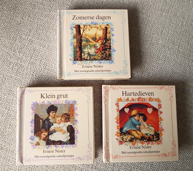 3x Ernest Nister - Hartedieven - Klein Grut - Zomerse Dagen, Verzenden, Zo goed als nieuw, Ernest Nister, Prentenboek