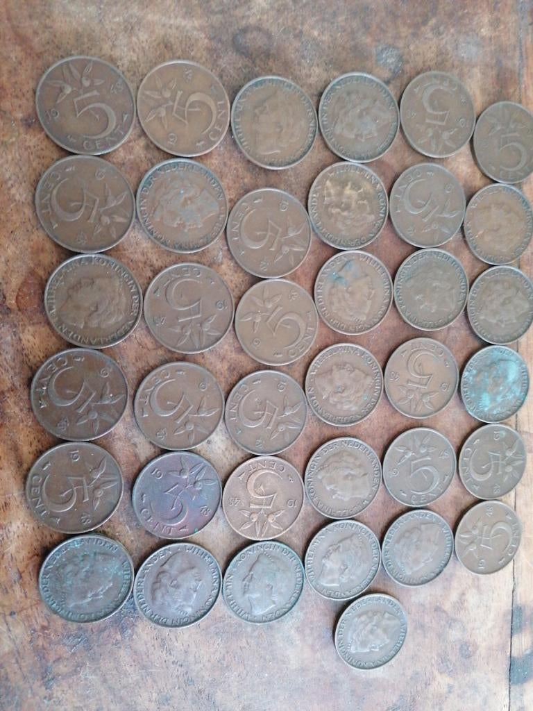 37 stuivers Wilhelmina, 1948, Postzegels en Munten, Munten | Nederland, Ophalen