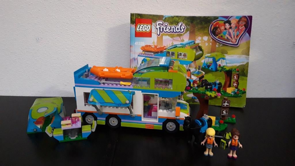 Lego Friends 41339 Mia's camper, Kinderen en Baby's, Speelgoed | Duplo en Lego, Zo goed als nieuw, Lego, Complete set, Ophalen of Verzenden