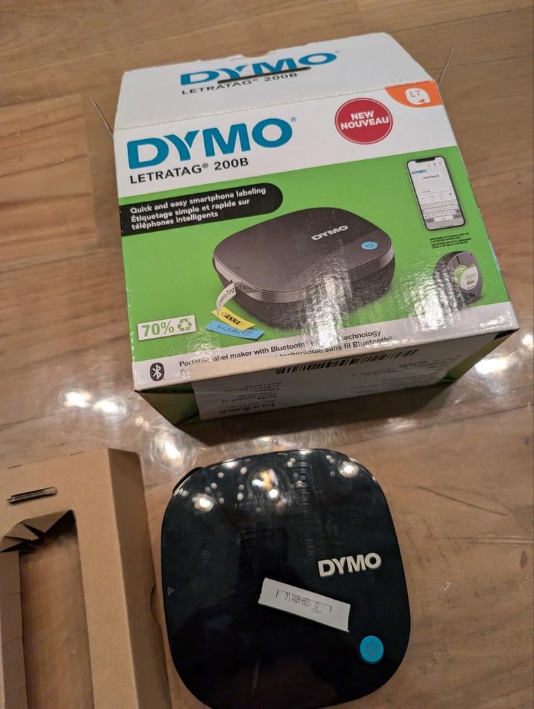 Dymo LetraTag 200B Labelprinter, Computers en Software, Labelprinters, Ophalen of Verzenden, Zo goed als nieuw, Etiket, Dymo