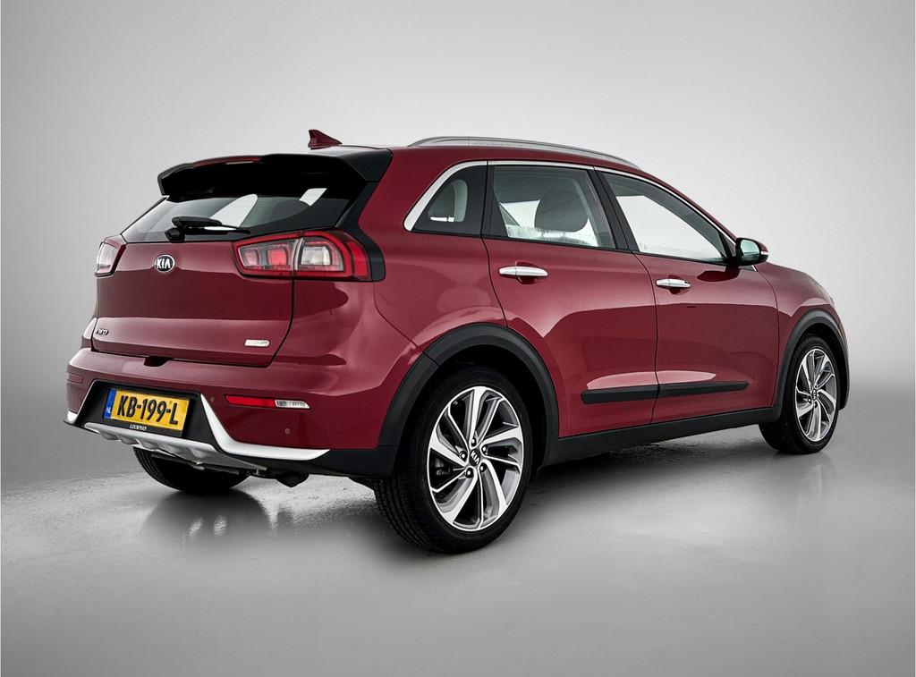 Kia Niro 1.6 GDi Hybrid First Edition | 18 Inch | Navigatie, 12 maanden, Gebruikt, Leder en Stof, Origineel Nederlands
