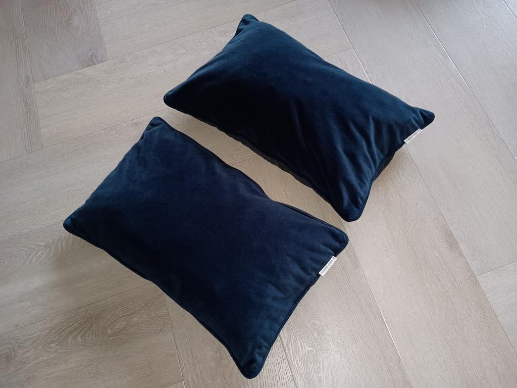 Rivièra Maison kussens, Ophalen of Verzenden, Gebruikt, Blauw, Rechthoekig