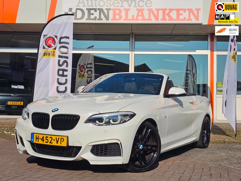 BMW 2-serie Cabrio 218i Executive Edition M Sport Automaat B, Auto's, BMW, Gebruikt, Euro 6, Cabriolet, 4 stoelen