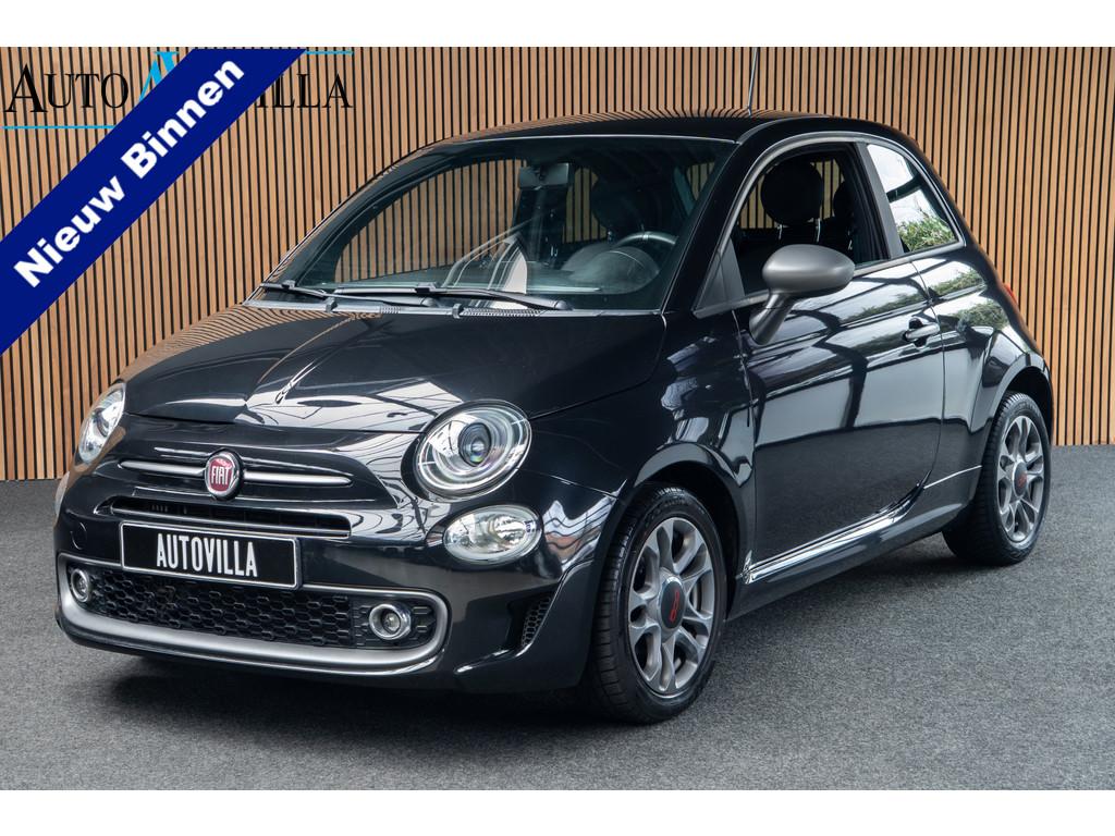 Fiat 500 0.9 TwinAir Turbo 500S Leer Navi Airco Cruise LM ve, Voorwielaandrijving, Gebruikt, Leder en Stof, Origineel Nederlands