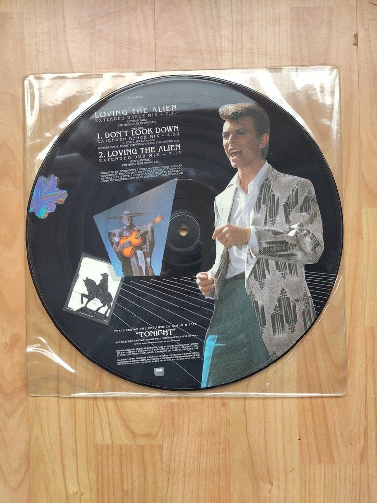 David Bowie - Loving The Alien Picture Disc (12 inch), Ophalen of Verzenden, 1980 tot 2000, Gebruikt, 12 inch