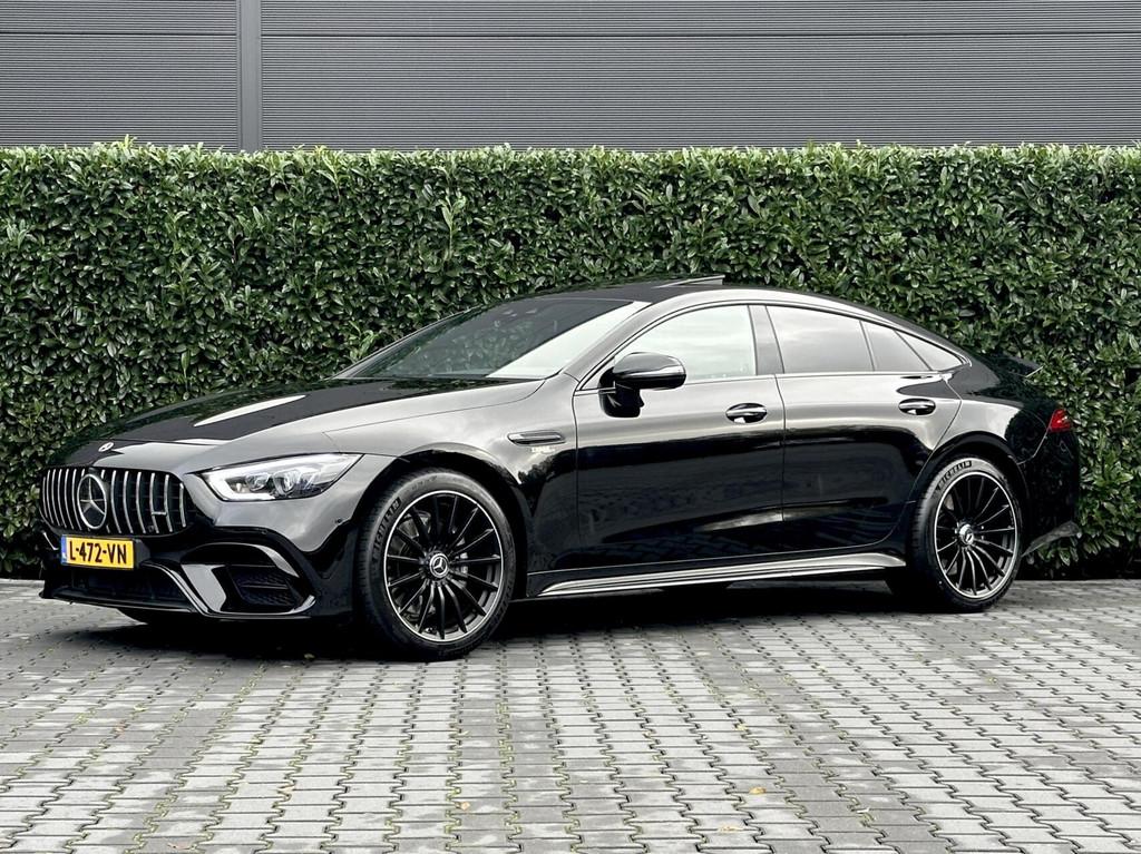 Mercedes AMG GT 4-Door Coupe AMG 43 4MATIC+, PANO, BURMESTER, Automaat, 1940 kg, Gebruikt, Zwart