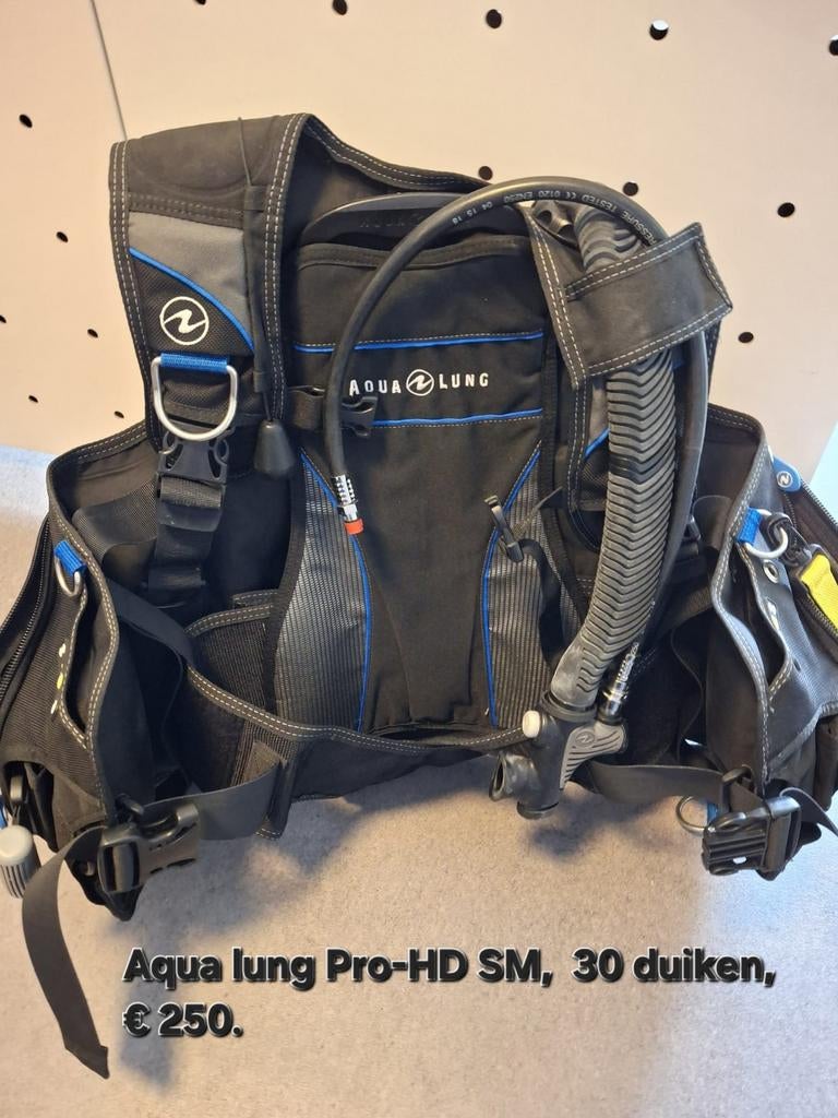 Duikmateriaal: BCD, automaat en fles (gekeurd), Ophalen, Gebruikt, Duikfles